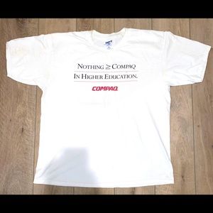 Vintage compaq t-shirt, rare, mens size XL